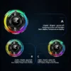 MEMO CX15 Mobile Cooling Fan – Digital Display RGB Gaming Cooler